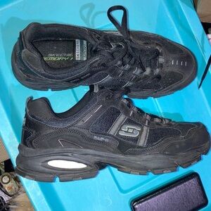 Sketchers Memory Foam Leather Sneakers 10